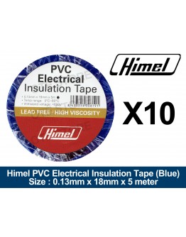 0.13MM X 18MM 5MM PVC TAPE (BLUE) [HIMEL]